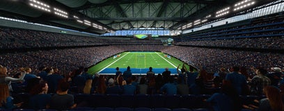 Seat view from Middle Level End Zone
