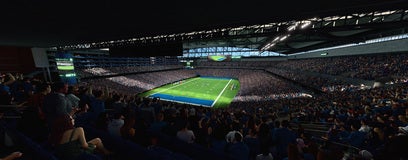 Seat view from Upper Level End Zone