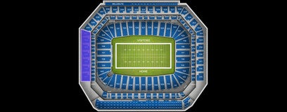 Seat view from Upper Endzone