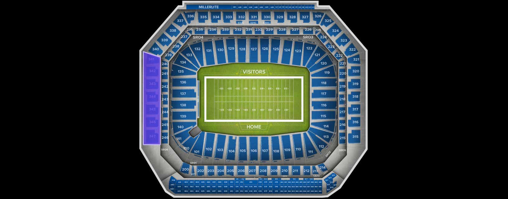 Seat view from Upper Endzone