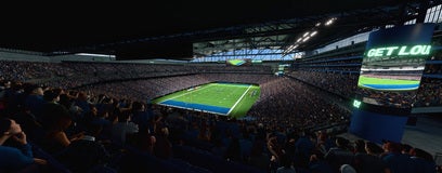 Seat view from Upper Level End Zone