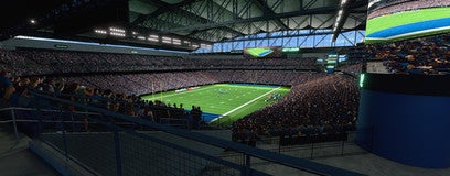 Seat view from Standing Room