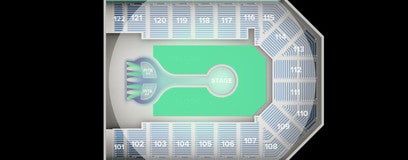 Seat view from Floor GA