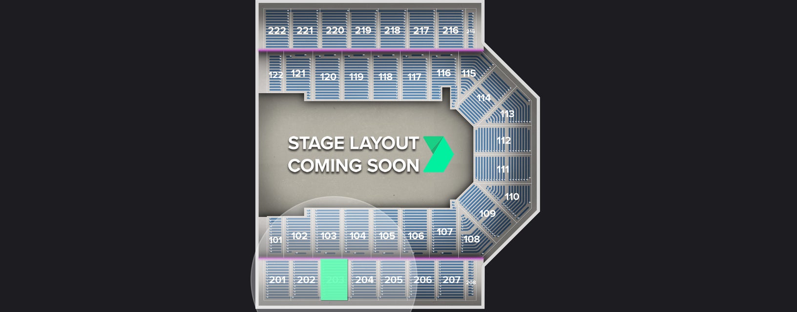 Seat view from Upper