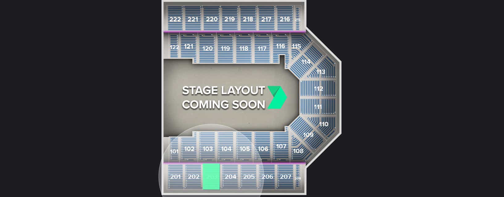Seat view from Upper