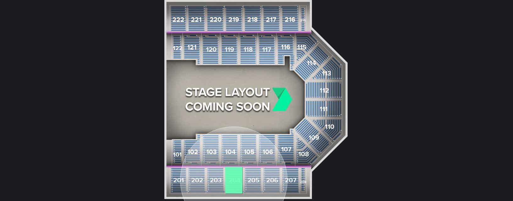 Seat view from Upper