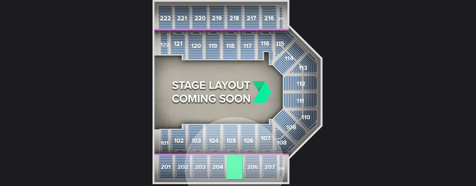 Seat view from Upper