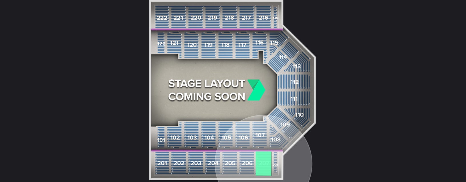 Seat view from Upper