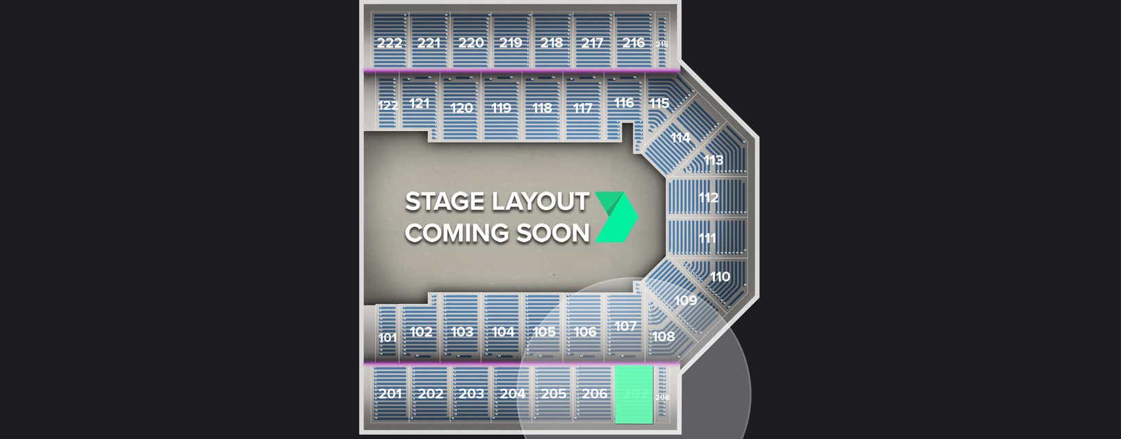 Seat view from Upper