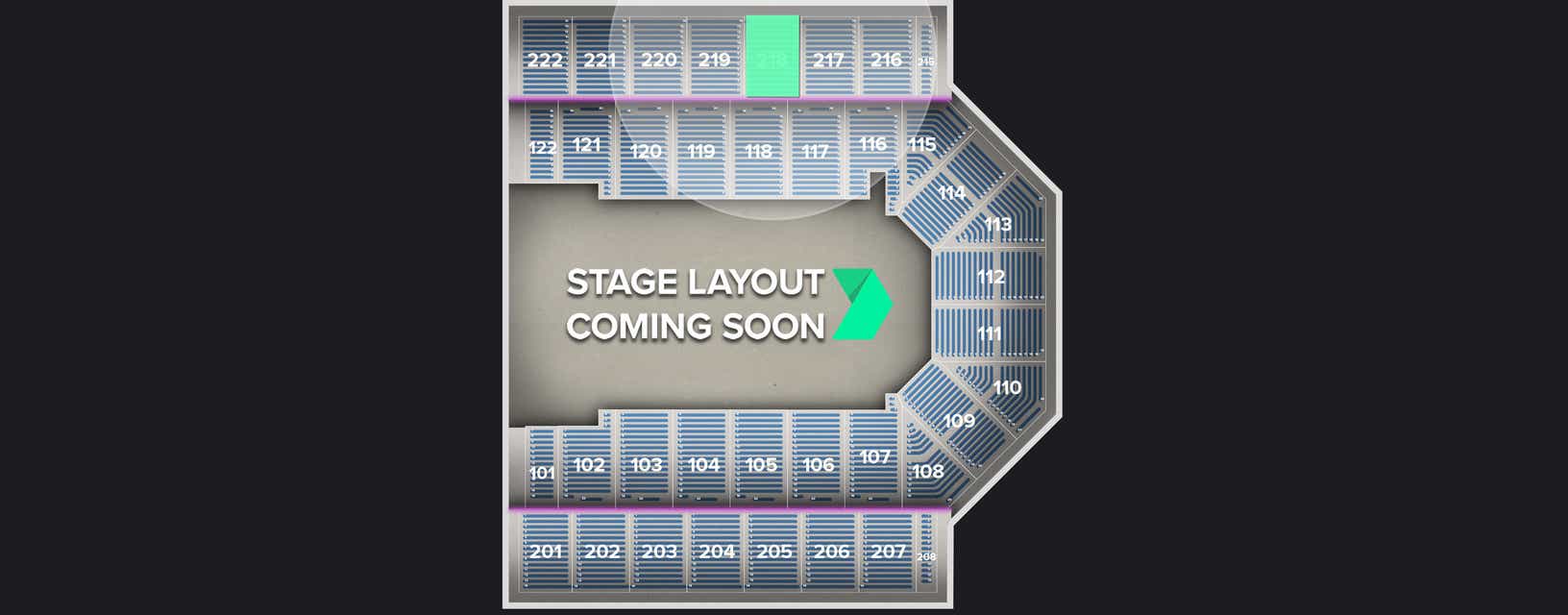 Seat view from Upper
