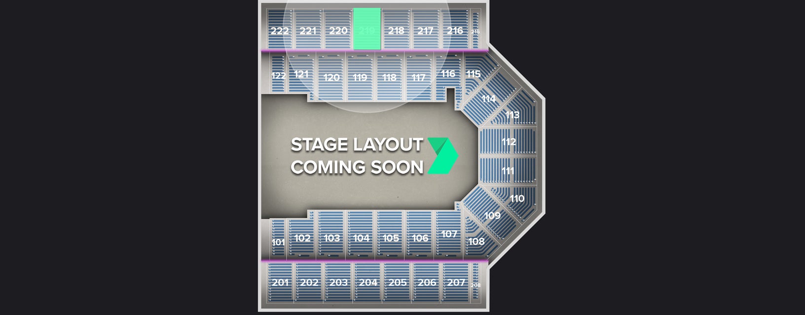 Seat view from Upper