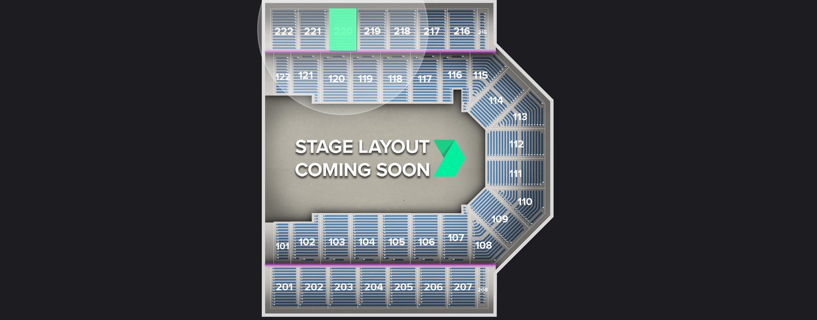 Seat view from Upper