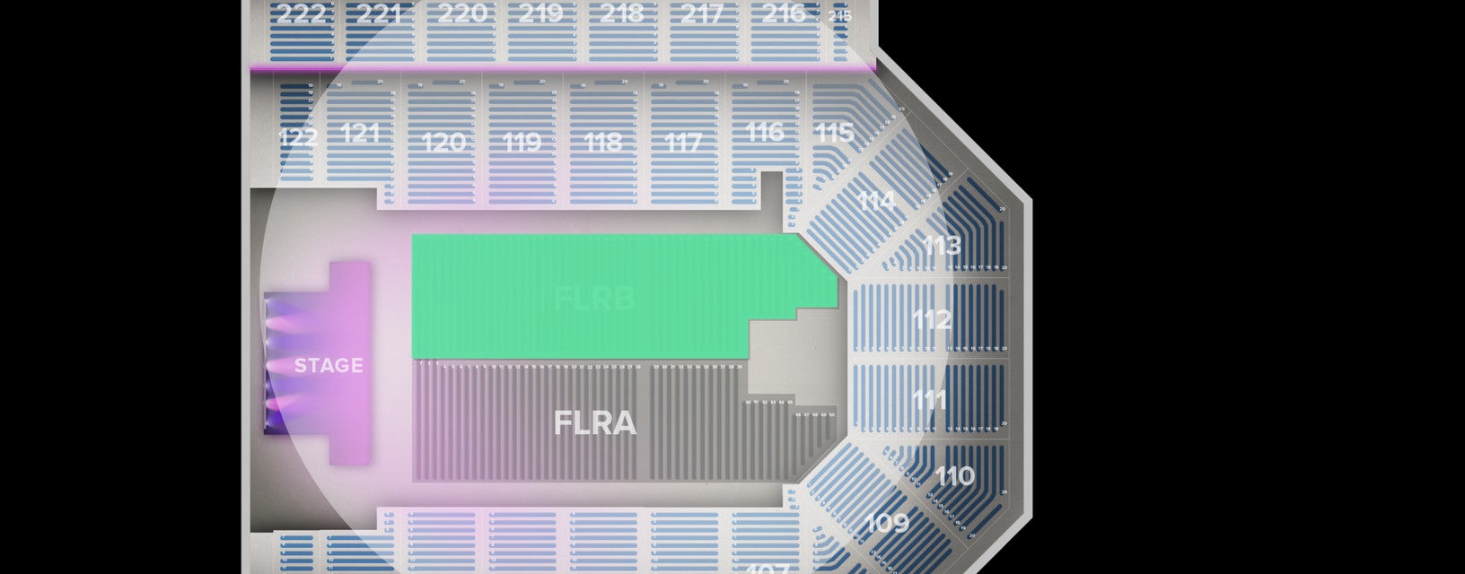 Seat view from Floor