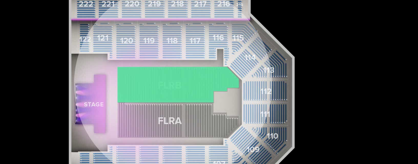 Seat view from Floor