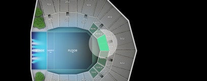 Seat view from Club