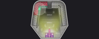 Seat view from Upper Tier