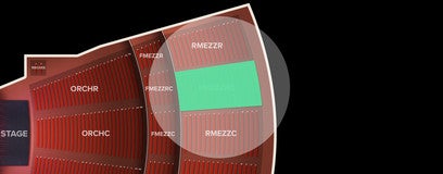 Seat view from Rear Mezzanine