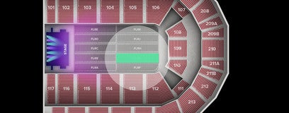 Seat view from FLRG