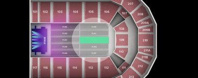 Seat view from FLRH