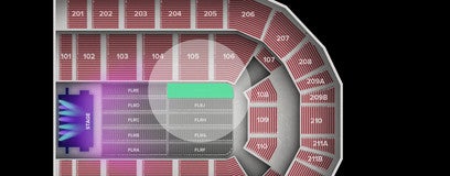Seat view from FLRK