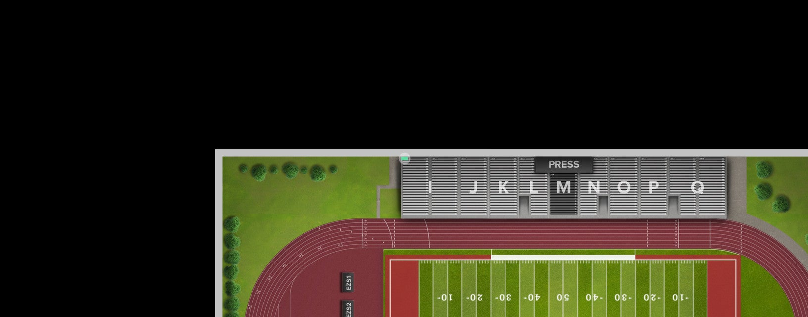Seat view from General Admission
