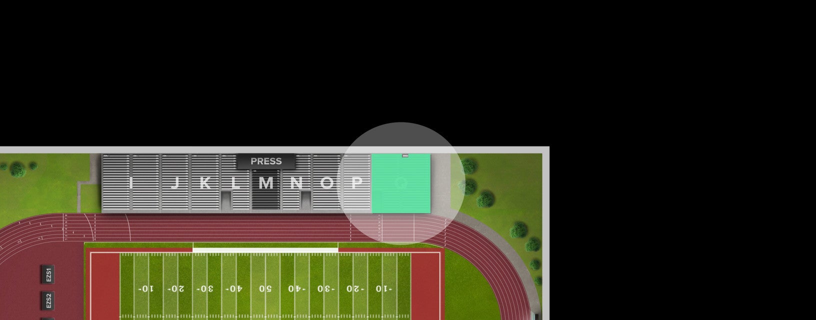 Seat view from Reserve