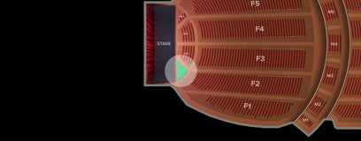 Seat view from Orchestra Pit