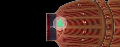 Seat view from Orchestra Pit