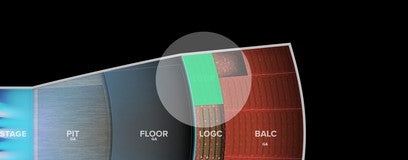 Seat view from Loge Right