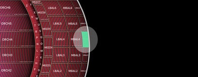 Seat view from Upper Balcony