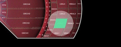 Seat view from Lower Balcony