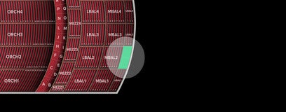 Seat view from Upper Balcony