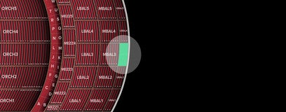 Seat view from Upper Balcony