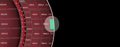 Seat view from Upper Balcony