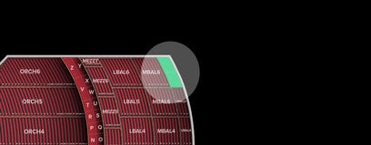 Seat view from Upper Balcony