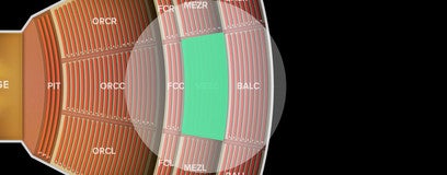 Seat view from Mezzanine