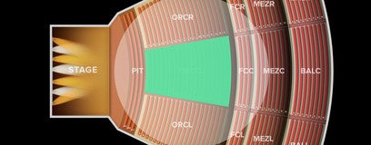 Seat view from Orchestra