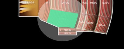 Seat view from Orchestra