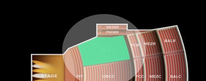 Seat view from Orchestra