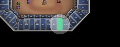 Seat view from Upper