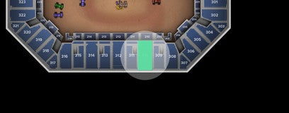 Seat view from Upper