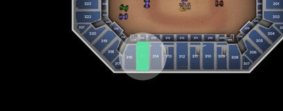 Seat view from Upper