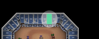 Seat view from Upper