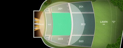 Seat view from 202