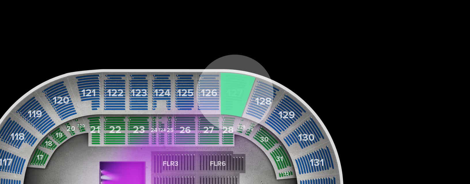 Seat view from Balcony