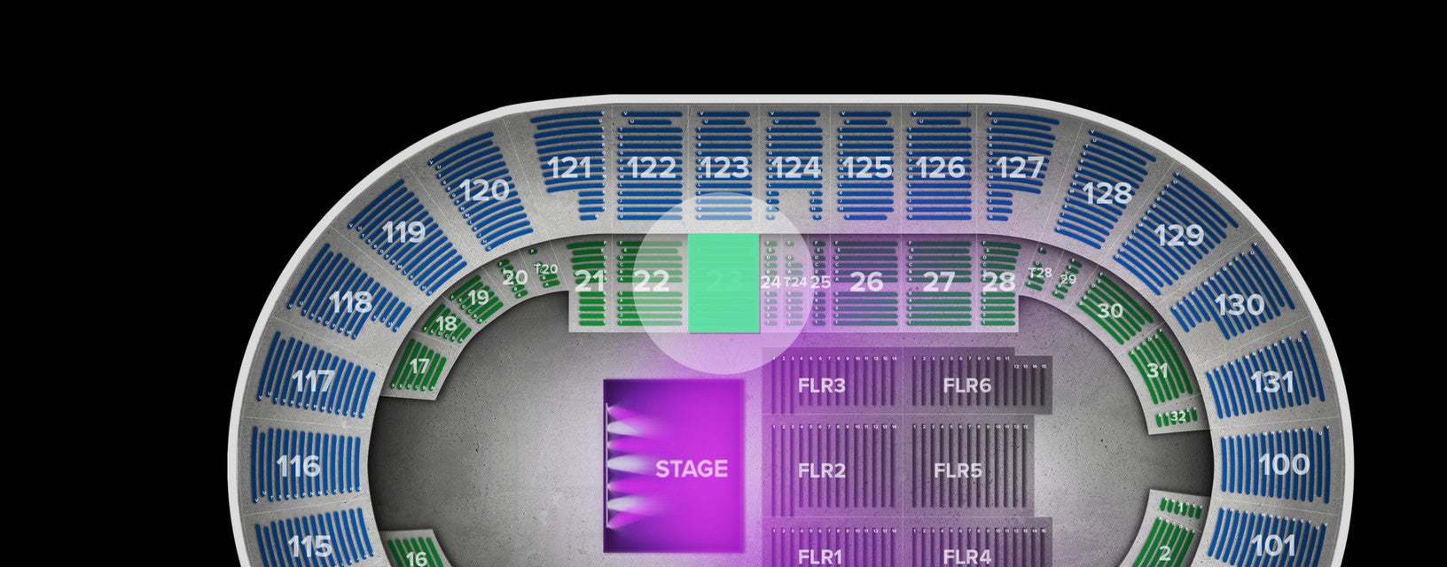 Seat view from Box