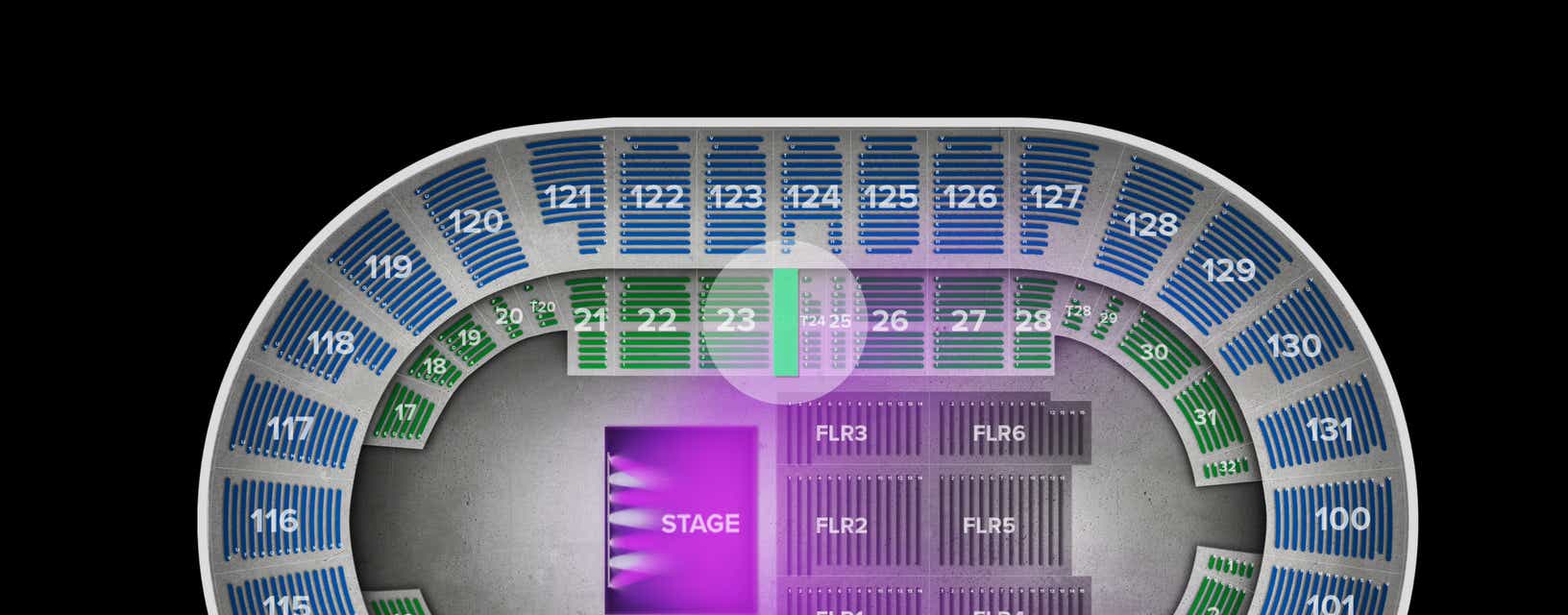 Seat view from Box
