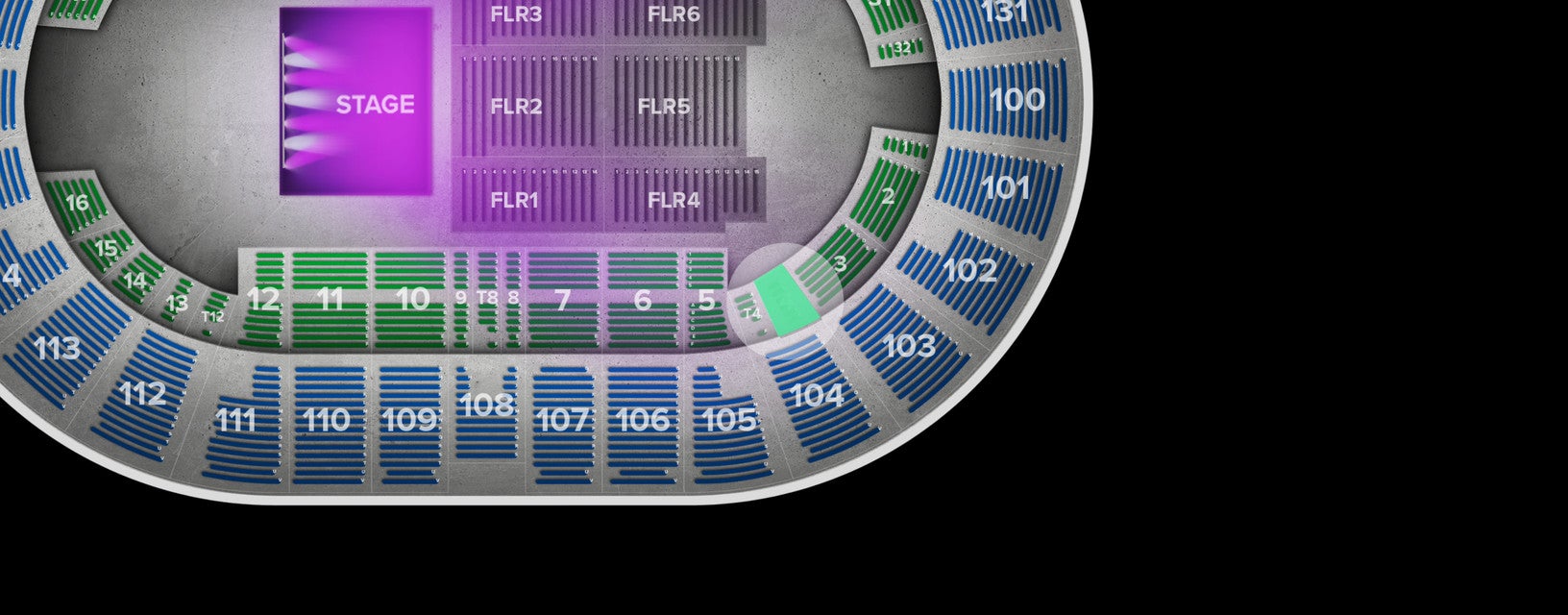 Seat view from Box