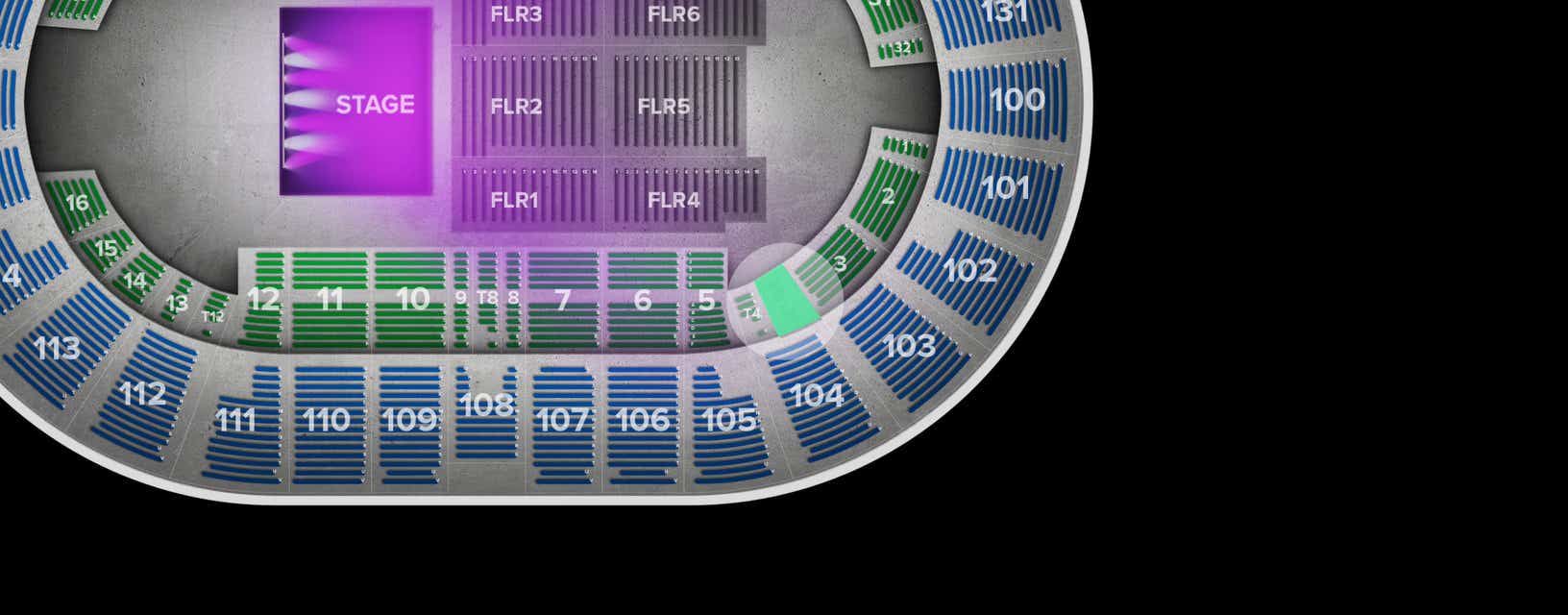 Seat view from Box