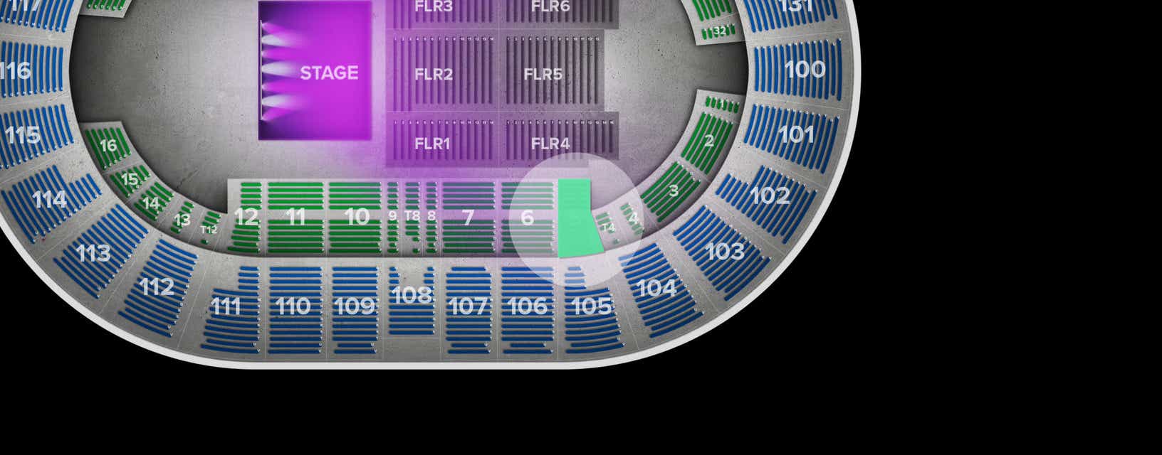 Seat view from Box